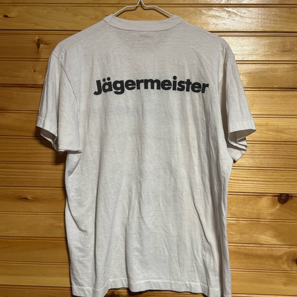Vintage Jägermeister White Tee Single Stitch Size XL - Picture 4 of 4